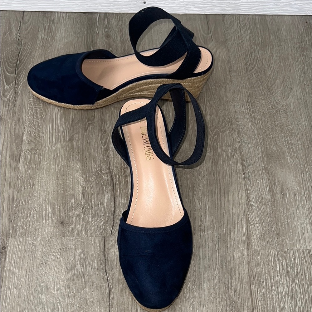 Dream Pairs Navy Women's Espadrille Sandals